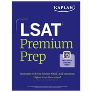 Kaplan Test Prep LSAT Premium Prep 2026 4 Master the Digital LSAT with Exclusive 99th-Percentile Instructor Videos, Data-Driven Strat, Paperback