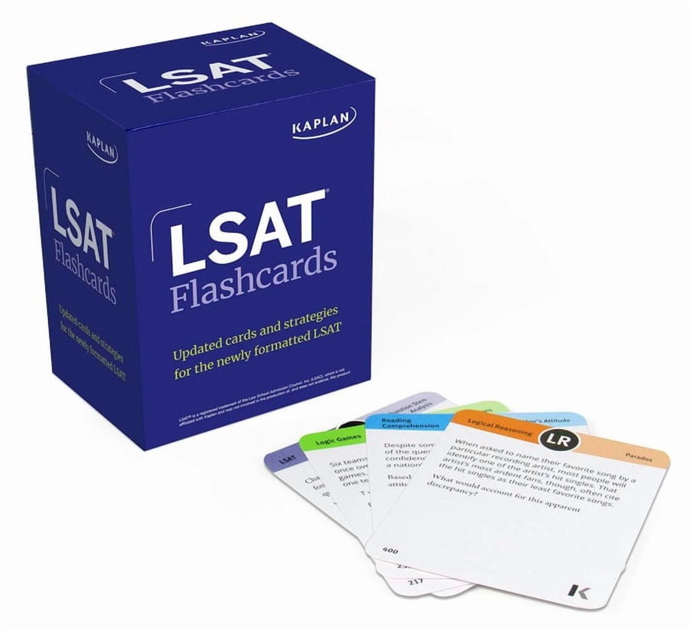 Kaplan Test Prep: LSAT Prep Flashcards : Updated cards and strategies for the newly formatted LSAT (Cards)