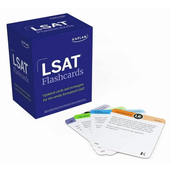 Kaplan Test Prep:LSAT Prep Flashcards: Updated Cards and Strategies for the Newly Formatted LSAT (Other)