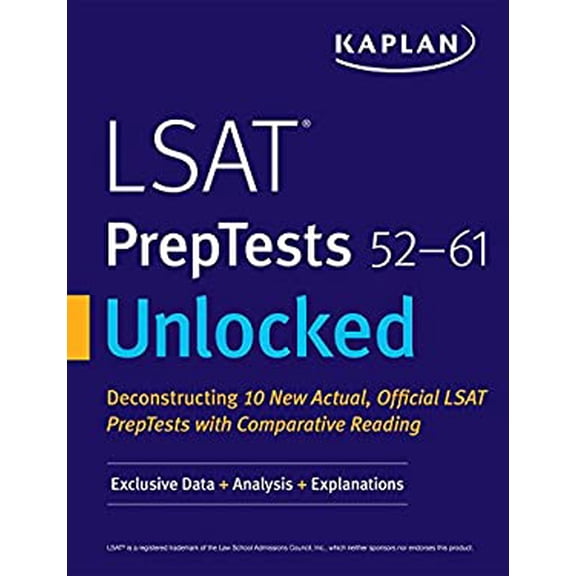 Pre-Owned LSAT Preptests 52-61 Unlocked: Exclusive Data + Analysis + Explanations (Paperback) 1506237061 9781506237060