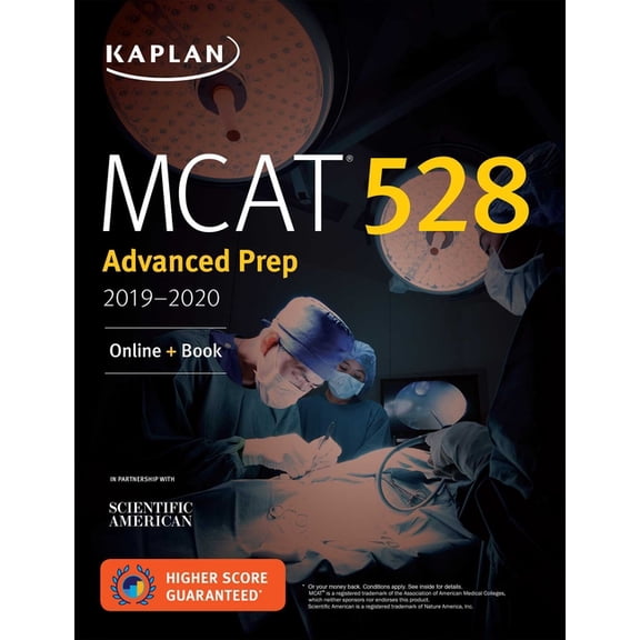 Kaplan Test Prep: MCAT 528 Advanced Prep 2019-2020 : Online + Book (Paperback)