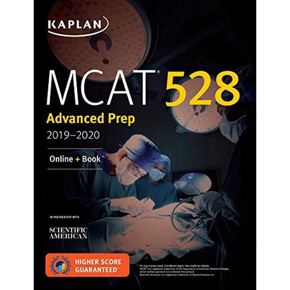 Pre-Owned Kaplan Test Prep: MCAT 528 Advanced Prep 2019-2020 : Online + Book (Paperback)