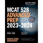 Kaplan Test Prep MCAT 528 Advanced Prep 2023-2024 Online + Book, Paperback
