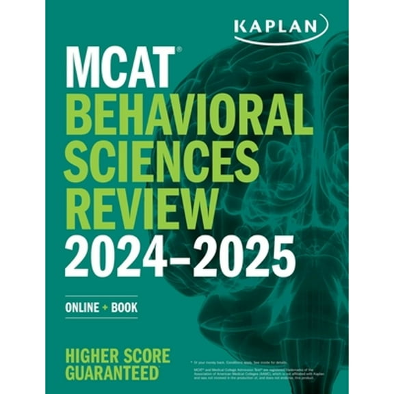 Pre-Owned MCAT Behavioral Sciences Review 2024-2025: Online   Book (Kaplan Test Prep), 9781506286563, 1506286569, Paperback,