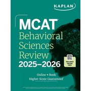 Kaplan Test Prep MCAT Behavioral Sciences Review 2025-2026 Online + Book, Paperback