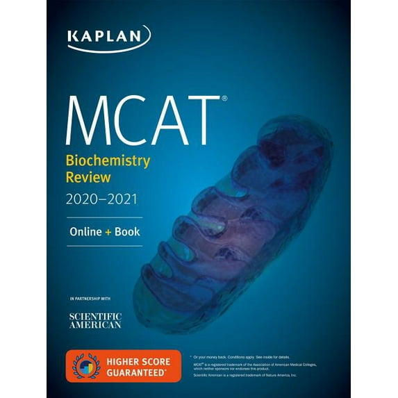 Kaplan Test Prep: MCAT Biochemistry Review 2020-2021 : Online + Book (Paperback)