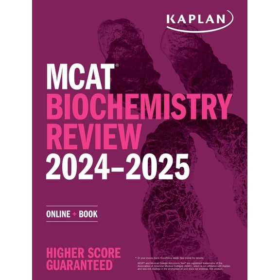 Pre-Owned Kaplan Test Prep MCAT Biochemistry Review 2024-2025: Online + Book, (Paperback)