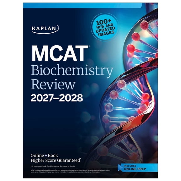 Kaplan Test Prep MCAT Biochemistry Review 2027-2028: Online + Book, (Paperback)