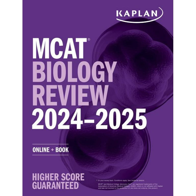Kaplan Test Prep: MCAT Biology Review 2024-2025 : Online +