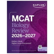 Kaplan Test Prep MCAT Biology Review 2026-2027 Online + Book, Paperback