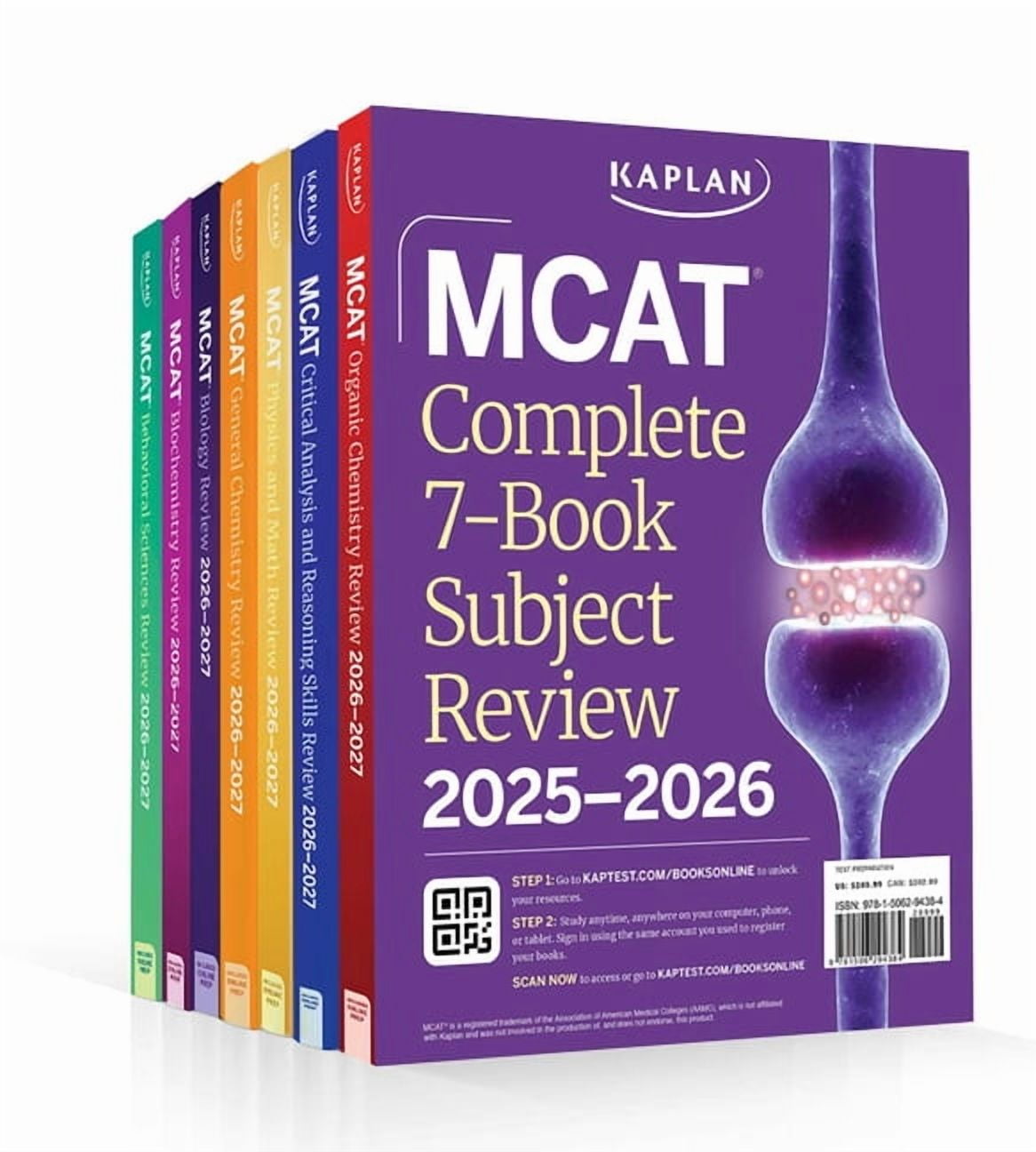 Kaplan MCAT Complete 7-Book Subject Review 2025-2026