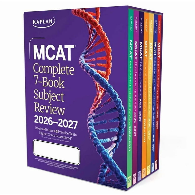 Kaplan Test Prep MCAT Complete 7-Book Subject Review 2026-2027 Kaplan Test Prep MCAT Complete 7-Book Subject Review 2026-2027