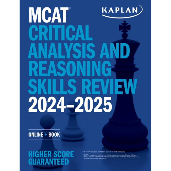 Kaplan Test Prep: MCAT Critical Analysis and Reasoning Skills Review 2024-2025 : Online + Book (Paperback)