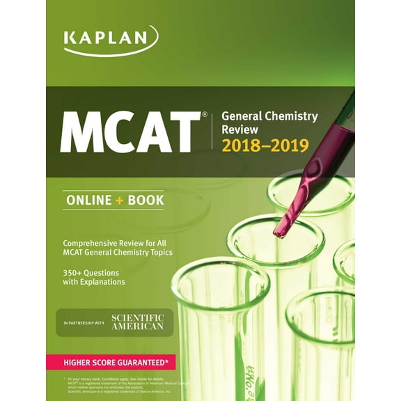 Kaplan Test Prep: MCAT General Chemistry Review 2018-2019 : Online + Book (Paperback)