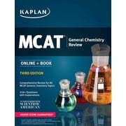 Kaplan Test Prep MCAT General Chemistry Review Online + Book Paperback