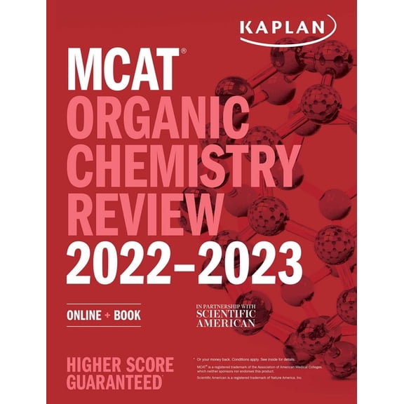 Pre-Owned Kaplan Test Prep: MCAT Organic Chemistry Review 2022-2023 : Online + Book (Paperback)