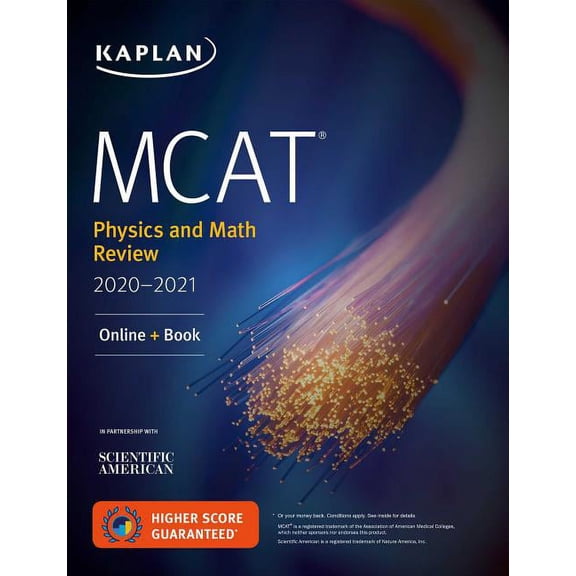 Kaplan Test Prep: MCAT Physics and Math Review 2020-2021 : Online + Book (Paperback)