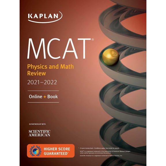 Kaplan Test Prep: MCAT Physics and Math Review 2021-2022 : Online + Book (Paperback)