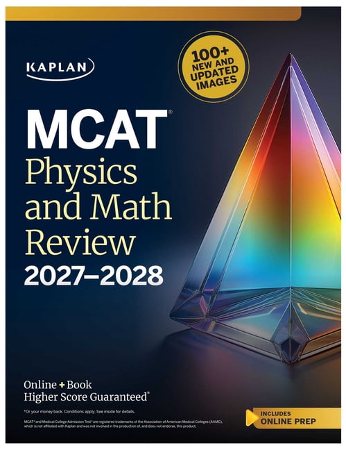 Kaplan Test Prep MCAT Physics and Math Review 2027-2028, (Paperback ...