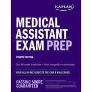 اختبار كابلان الإعدادي المساعد الطبي إعداد دليل الكل في واحد لامتحانات CMA و Rma ، غلاف عادي