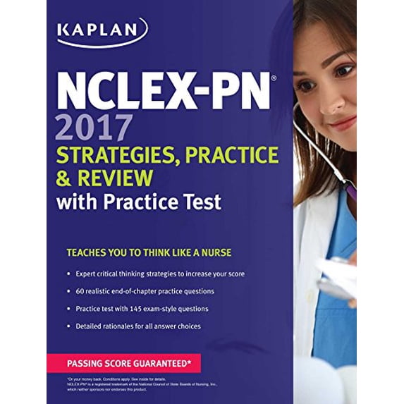 Pre-Owned NCLEX-PN 2017 Strategies, Practice and Review with Practice Test (Kaplan Test Prep) (Paperback) 1506208495 9781506208497