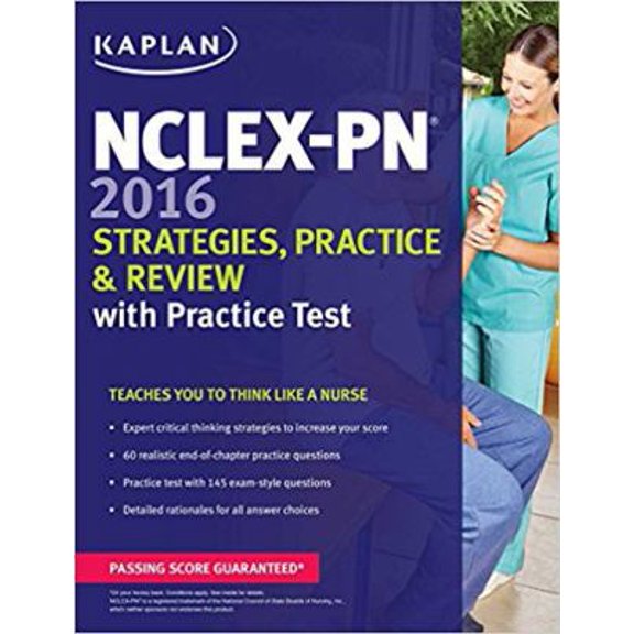 Pre-Owned NCLEX-PN 2016 Strategies, Practice and Review with Practice Test (Kaplan Test Prep) (Paperback) 1506202187 9781506202181