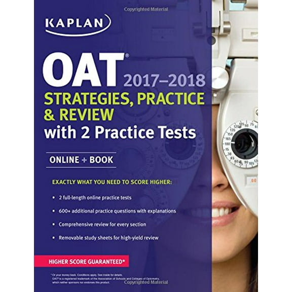 Pre-Owned Kaplan Test Prep: OAT 2017-2018 Strategies, Practice & Review with 2 Practice Tests : Online + Book (Paperback)