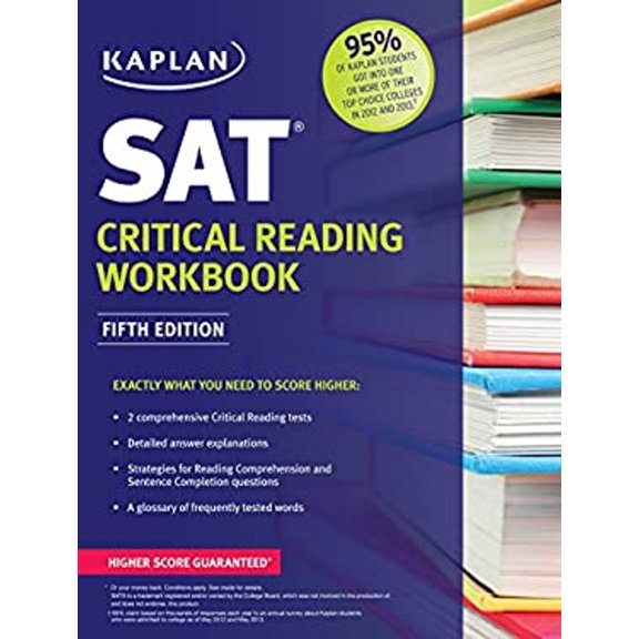 Pre-Owned Kaplan SAT Critical Reading Workbook (Kaplan Test Prep) (Paperback) 1618655892 9781618655899