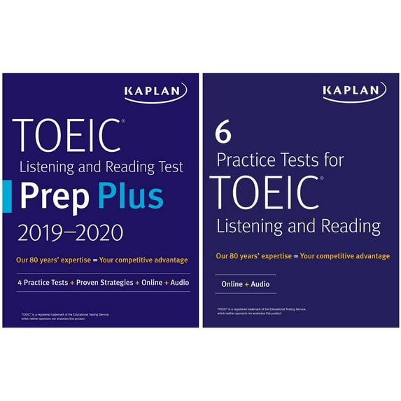 Kaplan Test Prep: Toeic Prep Set : 2 Books + Online (Paperback)