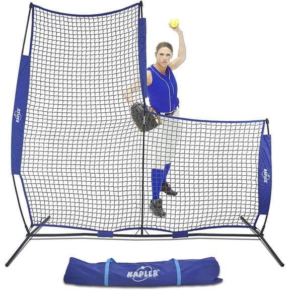 Kapler Baseball L Screen 7 x 7 Ft Pitcher Protection