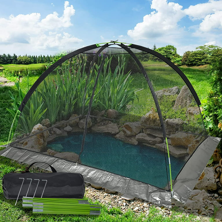 Kapler Pond Garden Cover Dome Net 14x11FT - Mesh Protective Tent