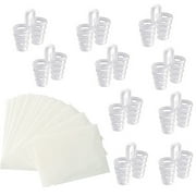 Kapmore 10PCS Nose Vent Silicone Sleep Aid Snoring Stopping Device with 60PCS Sleep Strip