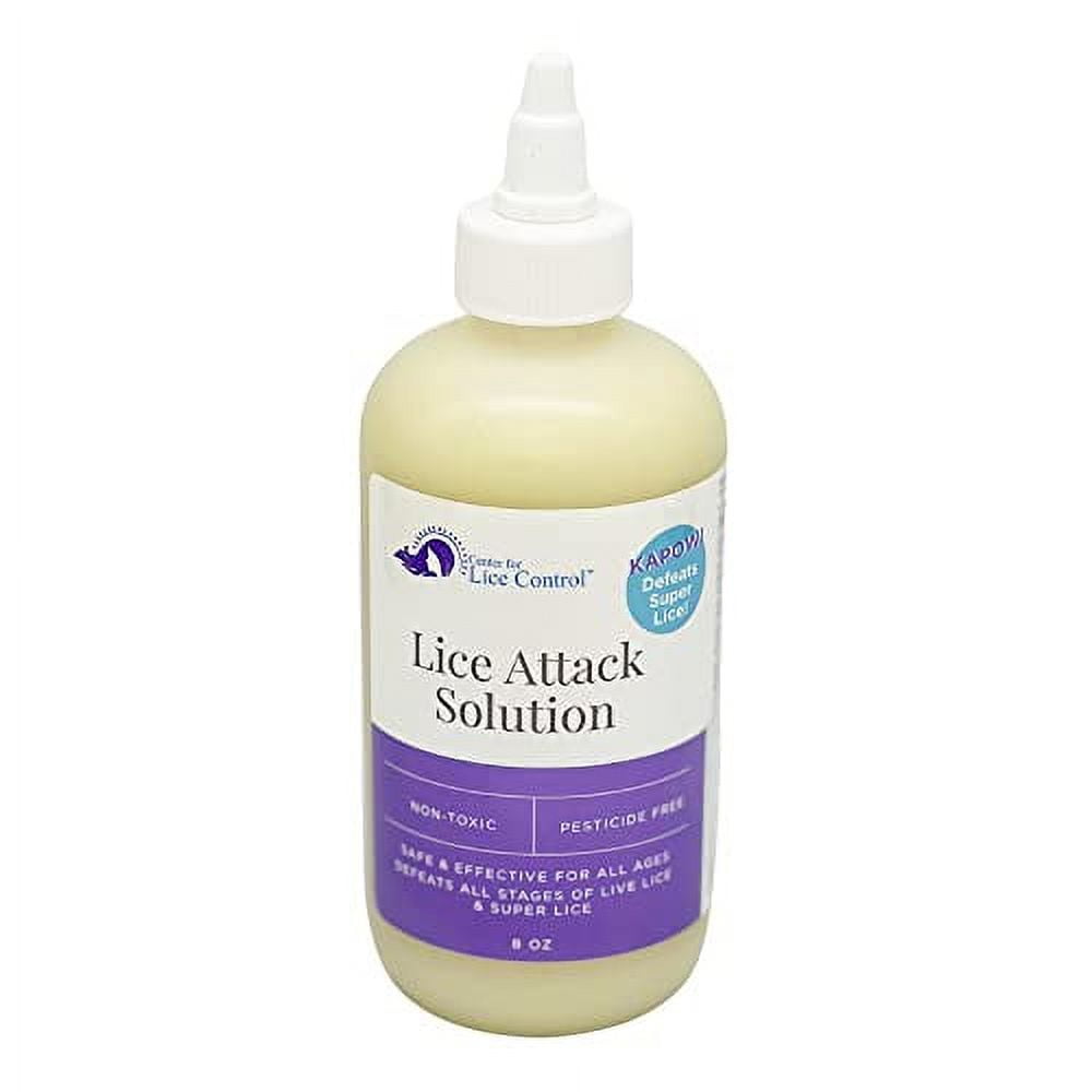 Kapow! Lice Attack Solution for Home Treatment, Safe for Kids, 8 oz