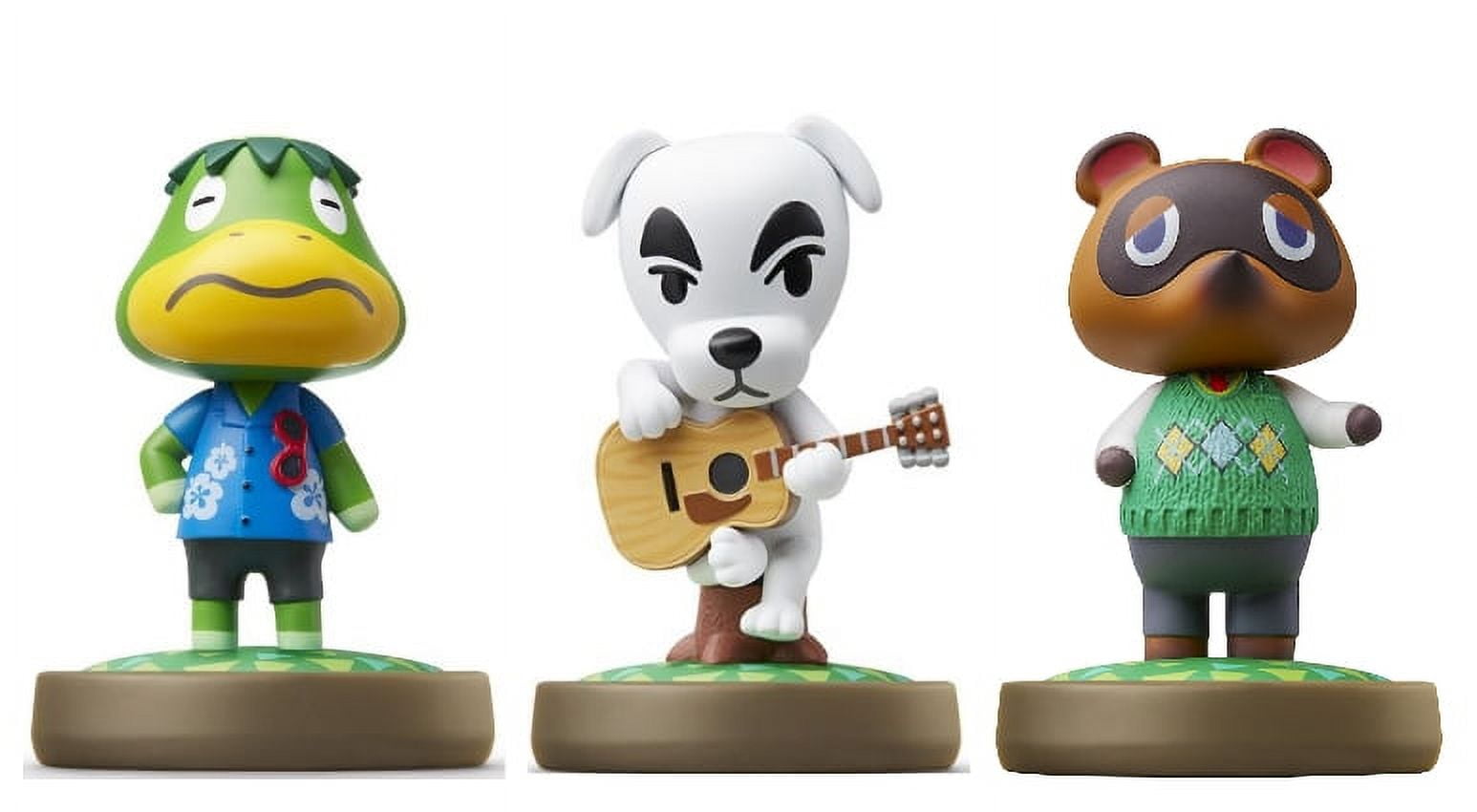 Animal Crossing Series 3-Pack Amiibo (Animal Crossing Series) - Mr. Resetti  - Kapp'n Amiibo Bundle for Nintendo Switch - 3DS - Wii U (Bulk Packaging)