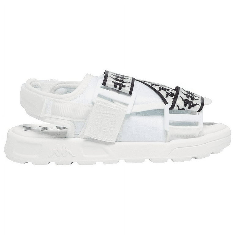 Kappa 222 Banda Mitel 2 Sandals - Black - White - Child Kids  display picture 1