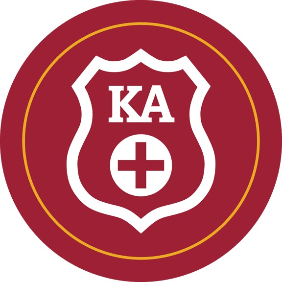 Kappa Alpha Order Car Decal Sticker - Officially Licensed Fraternity Window Sticker, Full Color Circle Logo Design