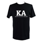 Kappa Alpha Order T-Shirt - Varsity Letter Fraternity Tee, 100% Cotton, Size Medium