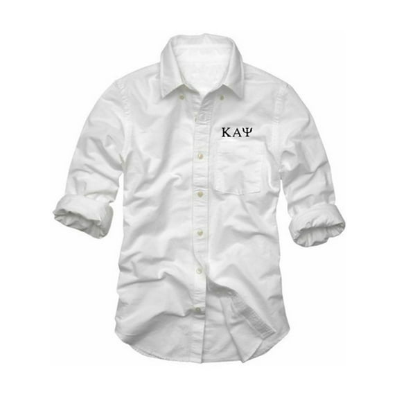 Kappa Alpha Psi Classic Oxford 2X-Large White/ Light Stone