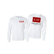 Kappa Alpha Psi Flag Long Sleeve T-shirt Small White