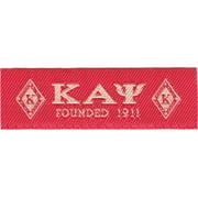 Kappa Alpha Psi تأسست عام 1911 برقعة حديدية رفيعة منسوجة [12 لكل عبوة - أحمر - 2.75 x 0.5]