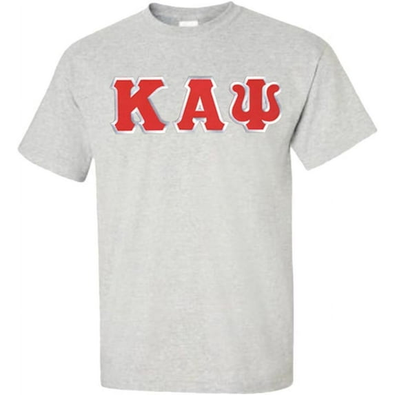 Kappa Alpha Psi Lettered T-Shirt 4X-Large Ash