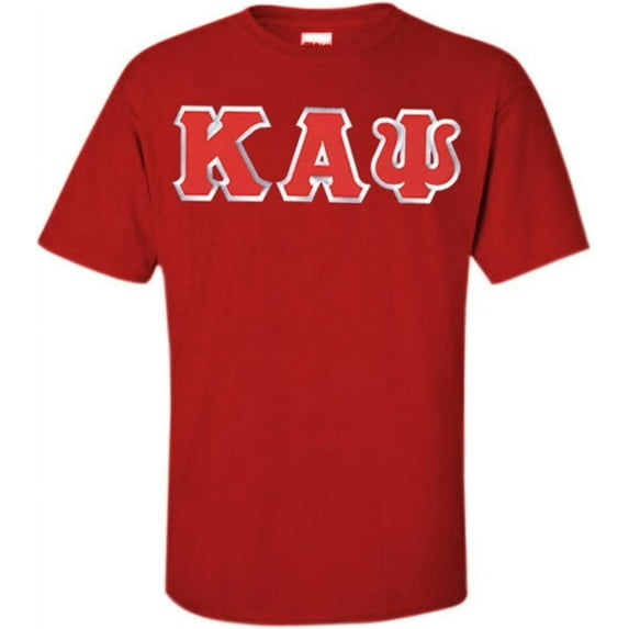 Kappa Alpha Psi Lettered T-Shirt Large Red