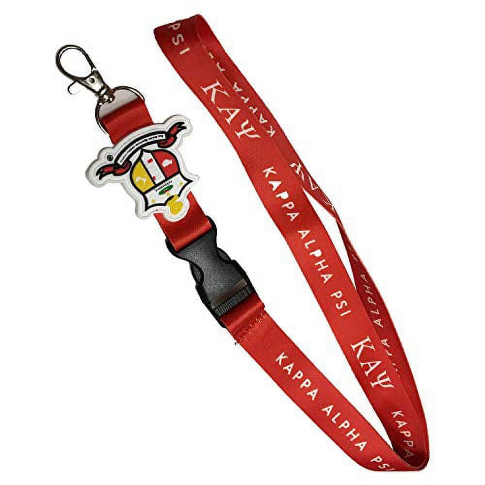 Kappa Alpha Psi PVC Crest Logo Car Keys ID Badge Holder Keychain