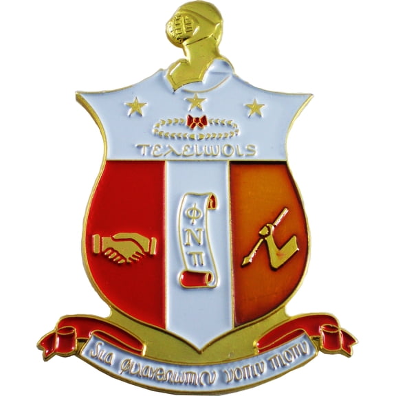 Kappa Alpha Psi Shield Die-Cut Car Badge [Red - 3"]