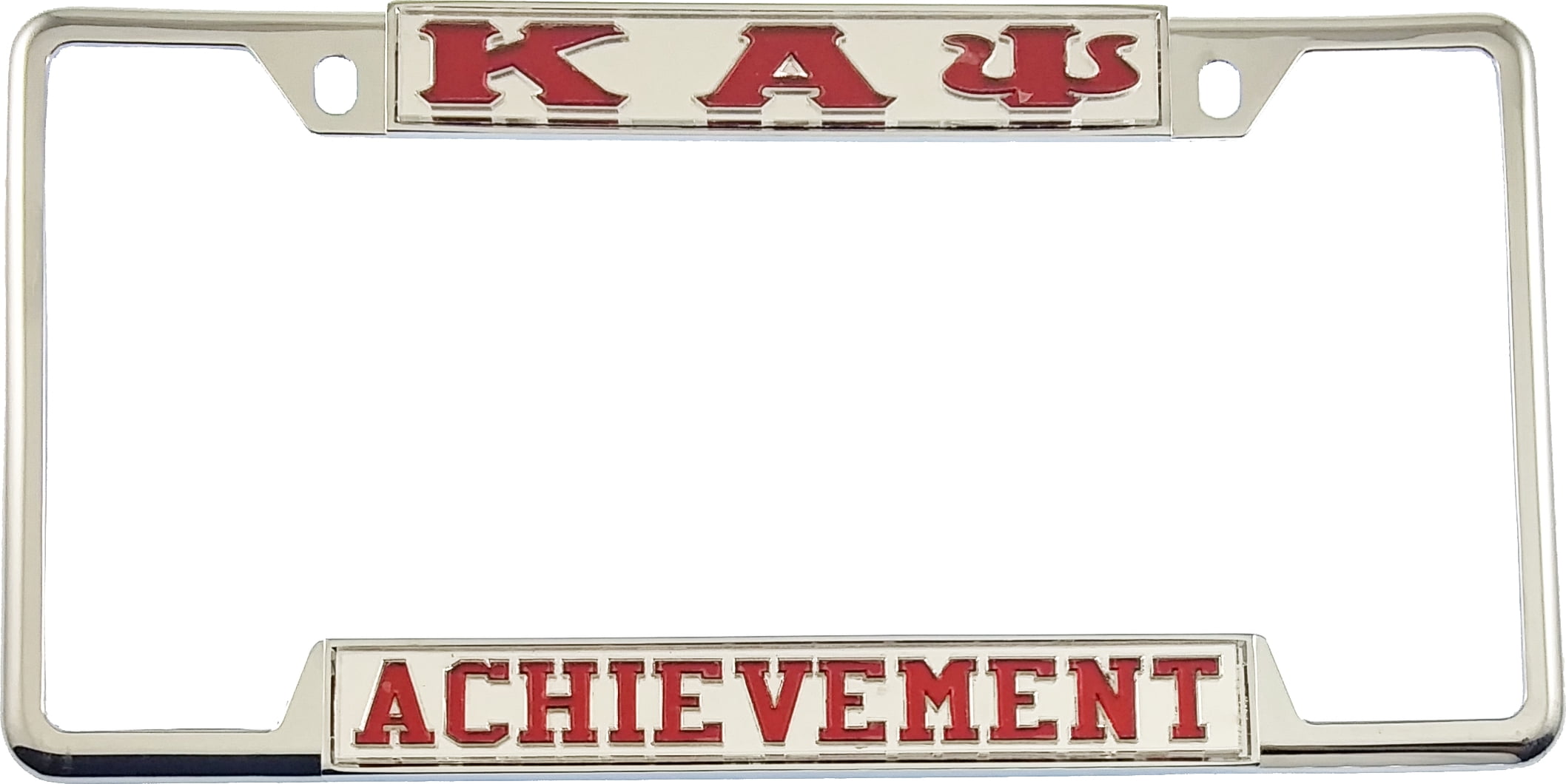 Kappa Alpha Psi® Achievement License Plate Frame [Decal Visible Frame
