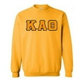 thumbnail image 1 of Kappa Alpha Theta Lettered Crewneck Large Athletic Gold, 1 of 1
