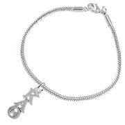 Kappa Alpha Theta - Licensed Sorority Jewelry Manufacturer, Hypoallergenic Safe Lavalier Bracelet
