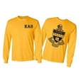 thumbnail image 1 of Kappa Alpha Theta World Famous Crest Long Sleeve T-shirt X-Large Gold, 1 of 1