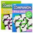 Kappa Companion FillIns Puzzle Book 2 Titles, Game Activity Books for
