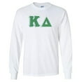 thumbnail image 1 of Kappa Delta Lettered Long Sleeve Tee Medium White, 1 of 1